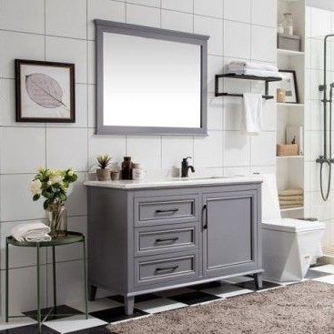 Armário Rectangular Duplo Lado Impermeável Banheiro Vanity com Espelho Incluir Espelho Sim