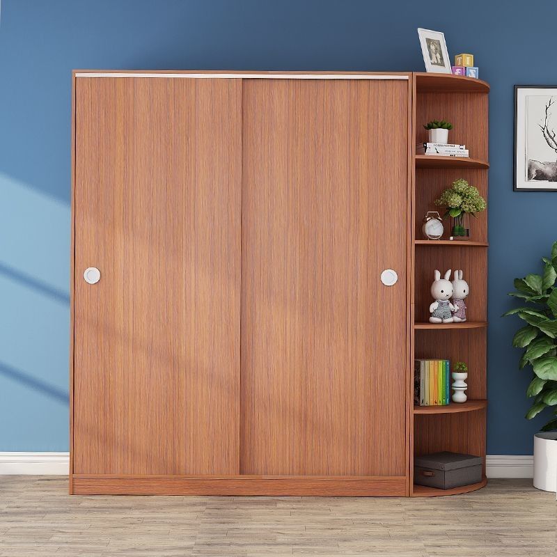 Modern Bedroom Set com 2 Portas Armário Almari Mobiliário Personalizável e Moderno OEM ODM