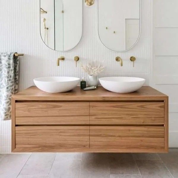 Rectangular Vanity YALIG Custom Luxury Quartz Counter Top Set para Design de Banheiro Moderno