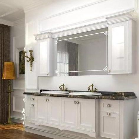 Rectangular Vanity YALIG Custom Luxury Quartz Counter Top Set para Design de Banheiro Moderno