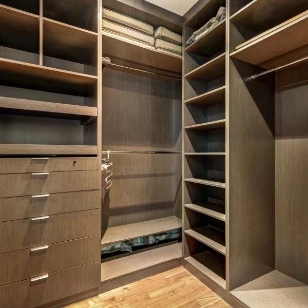 Estilo de Design Contemporâneo Custom Walk In Closet para Mobiliário de Quarto Moderno