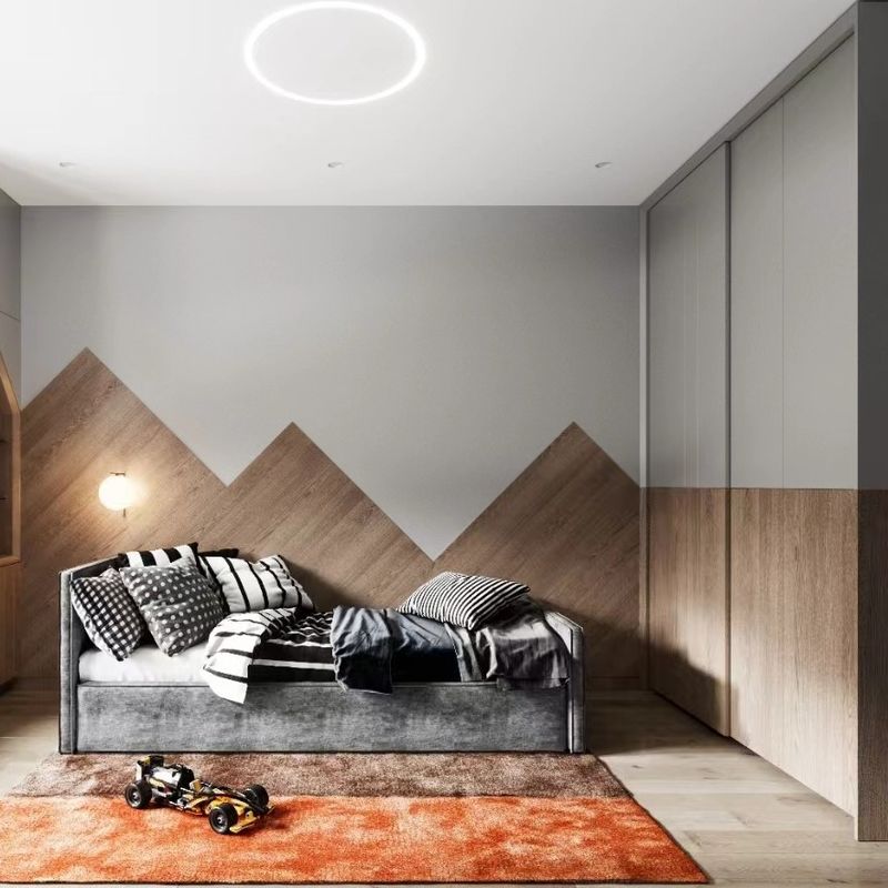Mobiliário personalizado de quarto Armário de madeira com desenhos de duas e três portas da YALIG