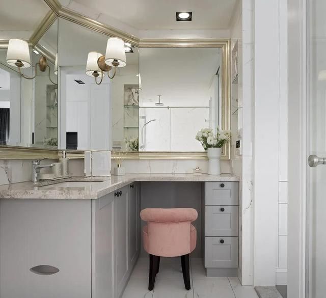 YALIG Cabinet Shaker Fluted Panel Quartz Countertop Banheiro Vanity para 38-46 em largura