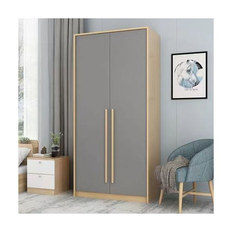 Embalagem de correio YALIG Modernidade Simplicidade Quarto Dormitório Porta Dupla Design de guarda-roupa para apartamento