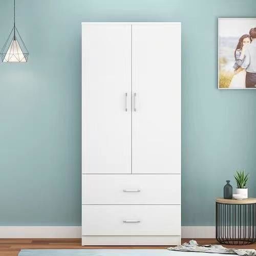 Embalagem de correio YALIG Modernidade Simplicidade Quarto Dormitório Porta Dupla Design de guarda-roupa para apartamento