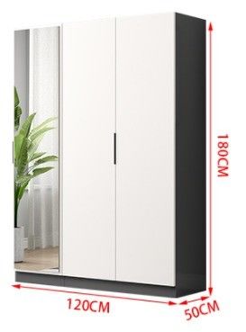 Embalagem de correio YALIG Modernidade Simplicidade Quarto Dormitório Porta Dupla Design de guarda-roupa para apartamento