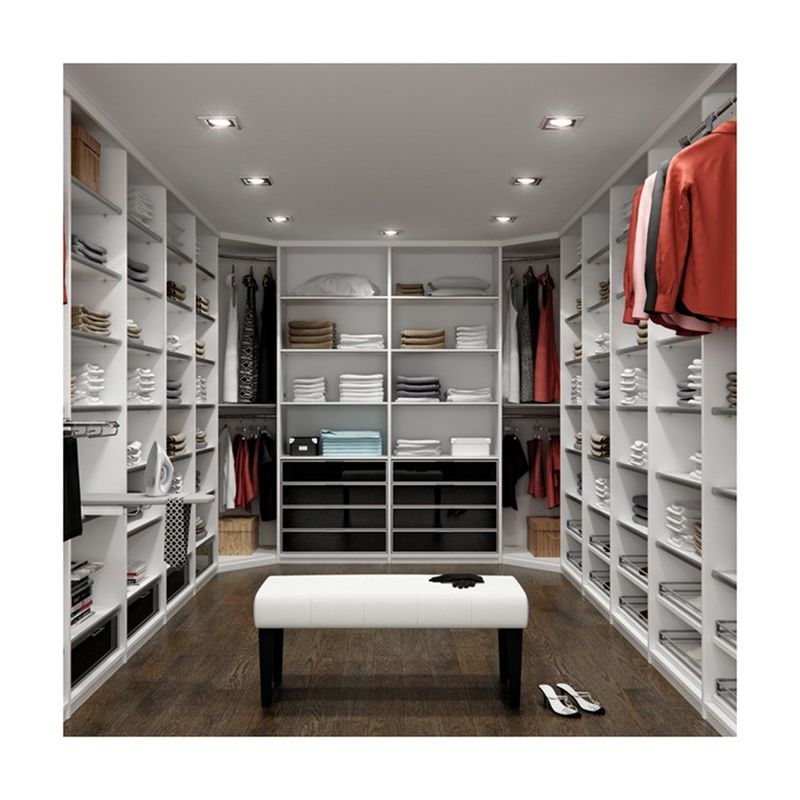 Armário de madeira de estilo contemporâneo para móveis de quarto de cores personalizadas modernas